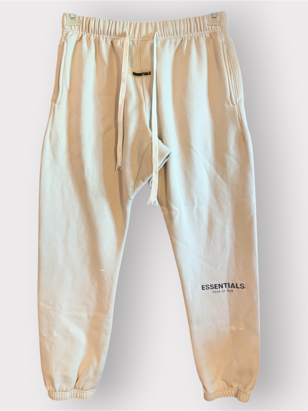 Fear Of God Essentials Tan Sweatpants Joggers Youth XL/Mens XS Fleece Pants Flaw